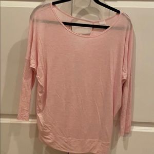 Lole light weight top, open back - new